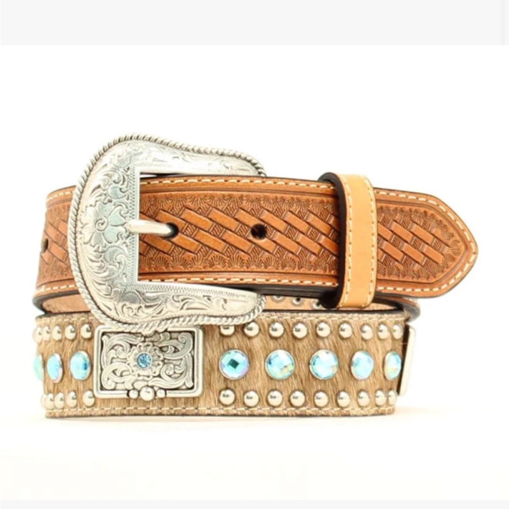 Nocona Boys Calfhair Belt